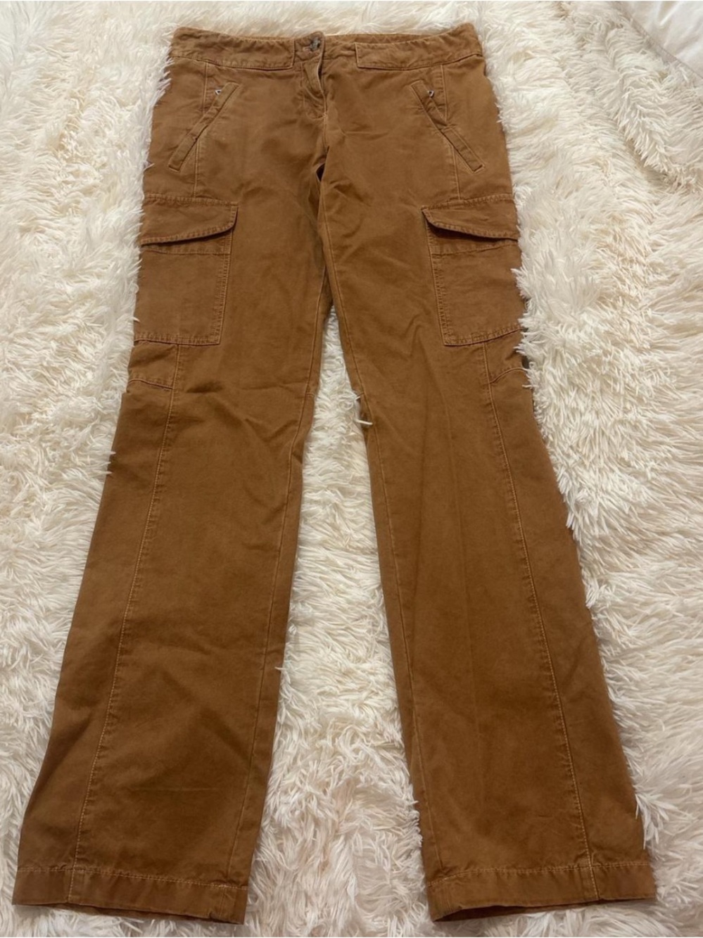 Prada Cargo Chino Pants Beige Cotton size 40 IT